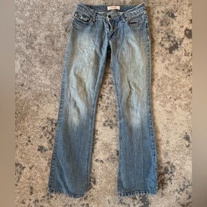 BONGO Women’s Faded Blue Bootcut Jeans